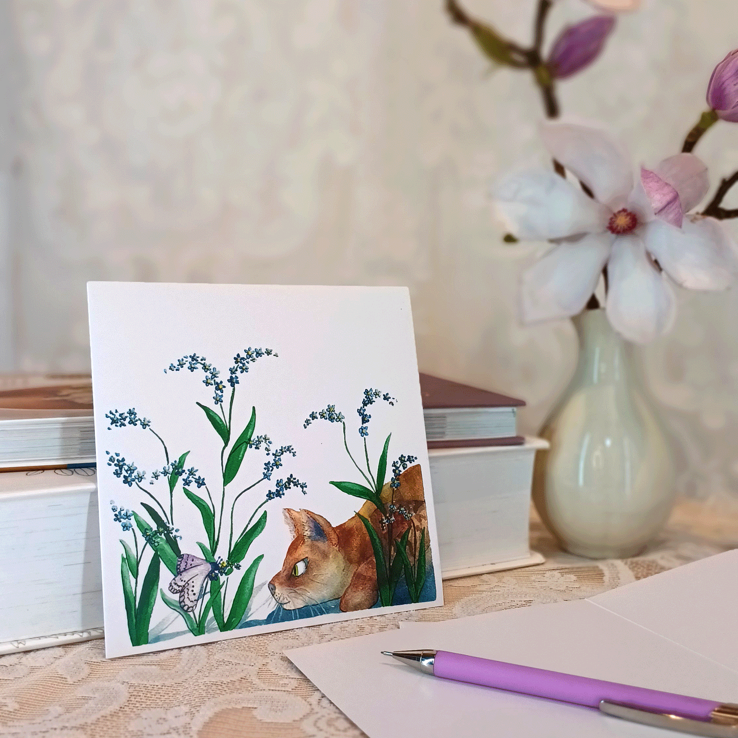 Förgätmigej, Deluxe kort