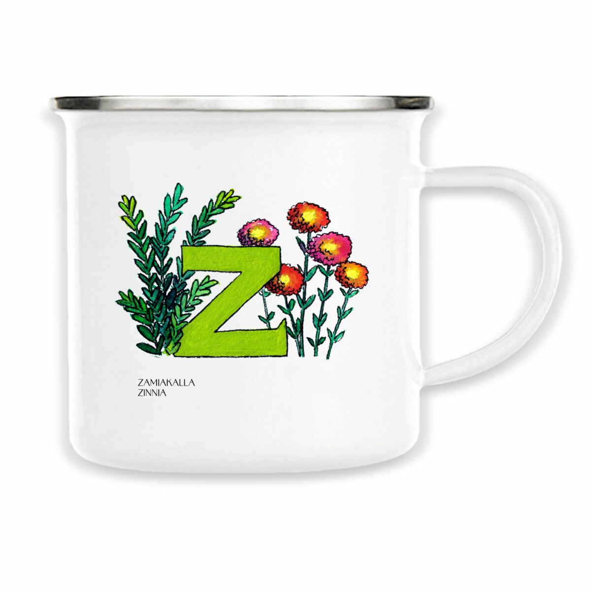 Alfabetsmugg, Z - front_white